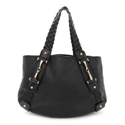 Gucci Guccissima Small Pelham Shoulder Bag Black 1 of 12
