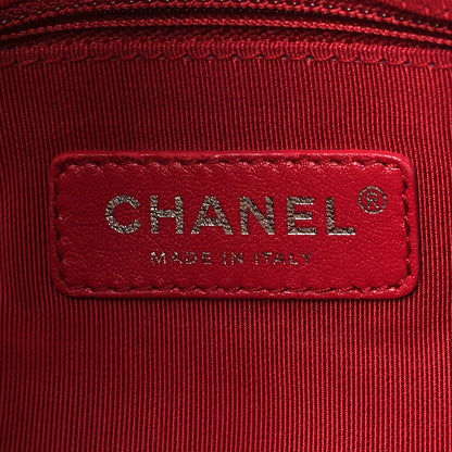 Chanel Aged Calfskin Quilted Medium Gabrielle Shopping Tote Beige Black 6 of 11