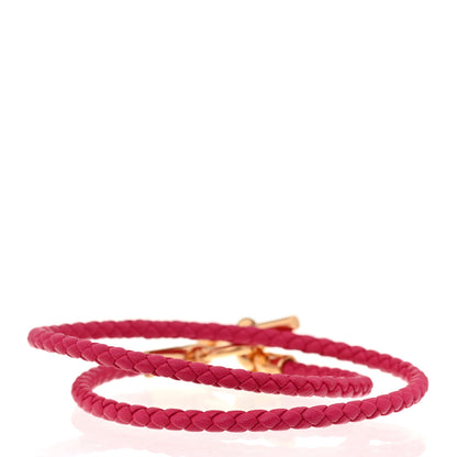 Hermes Swift Glenan Double Tour Bracelet T2 Rose Mexico 3 of 6