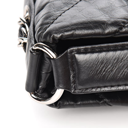 Chanel Aged Calfskin Chevron Small Big Bang Hobo Black 11 of 11