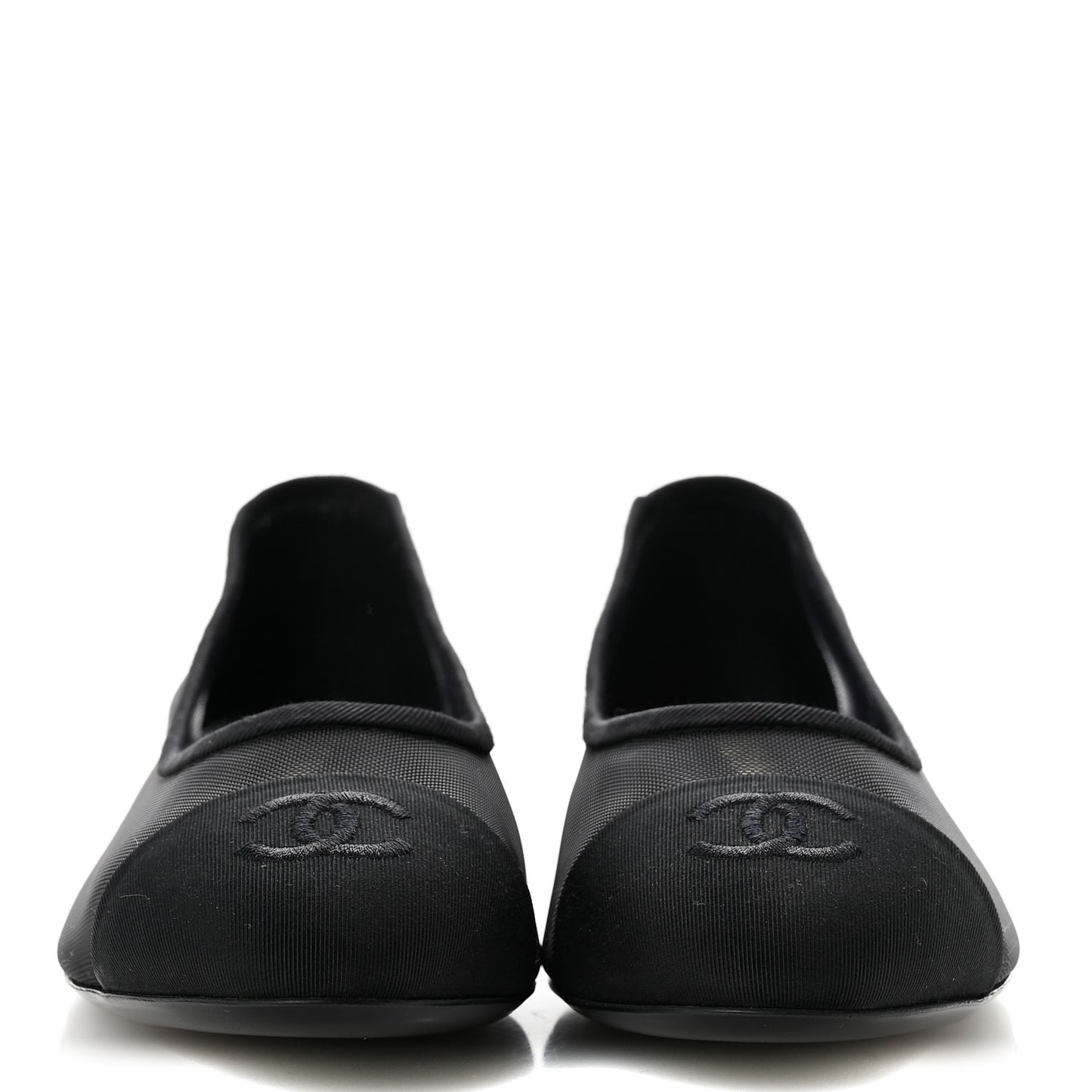 Mesh CC Ballerina Flats 38.5 Black
