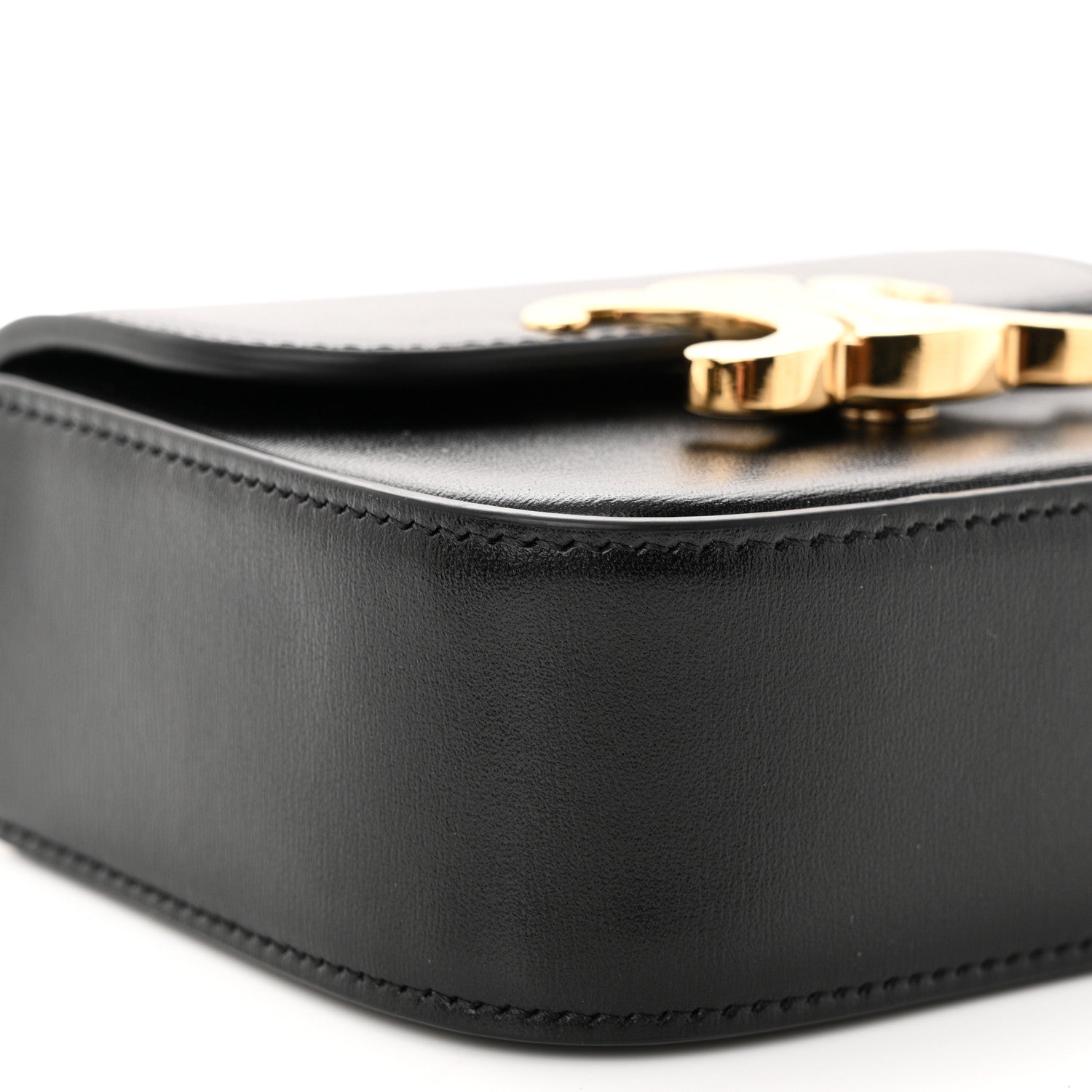 Celine Shiny Calfskin Mini Triomphe Black 8 of 11