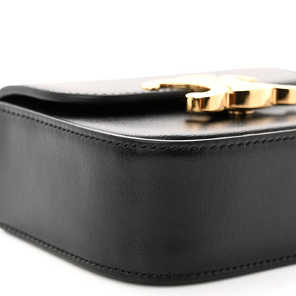 Celine Shiny Calfskin Mini Triomphe Black 8 of 11