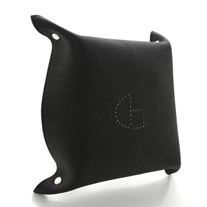 Hermes Taurillon Clemence Mises et Relances Change Tray Black 2 of 4