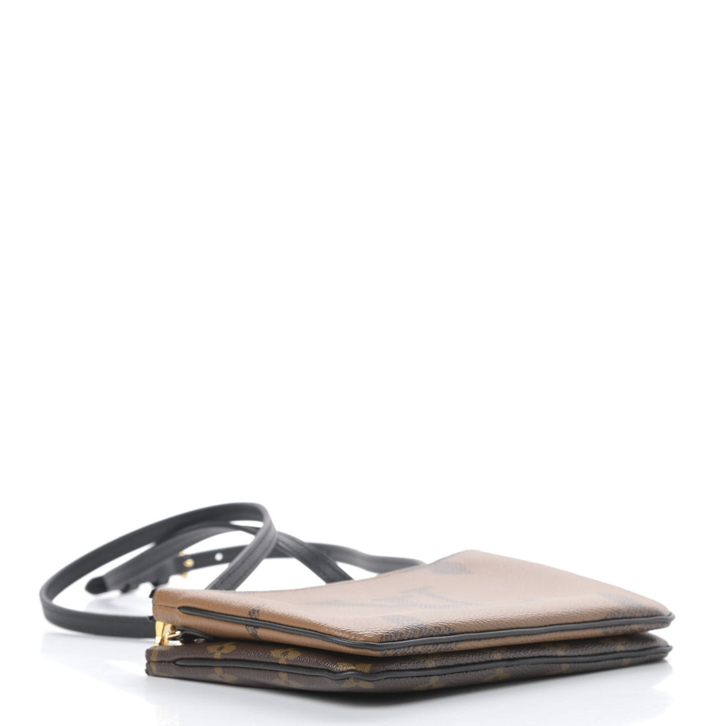 Reverse Monogram Giant Double Zip Pochette