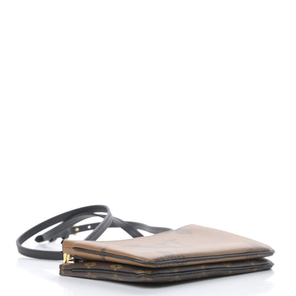 Louis Vuitton Reverse Monogram Giant Double Zip Pochette 4 of 13