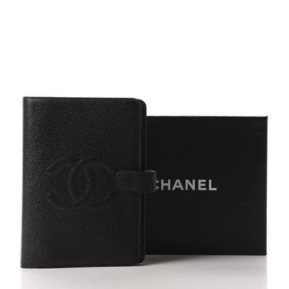 Chanel Caviar CC Medium Ring Agenda Planner Black 9 of 9