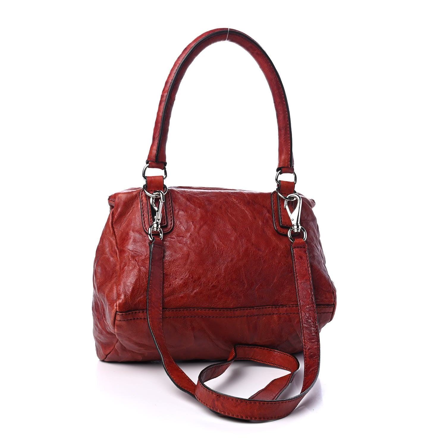 Givenchy Tumbled Sheepskin Small Pandora Red 3 of 9