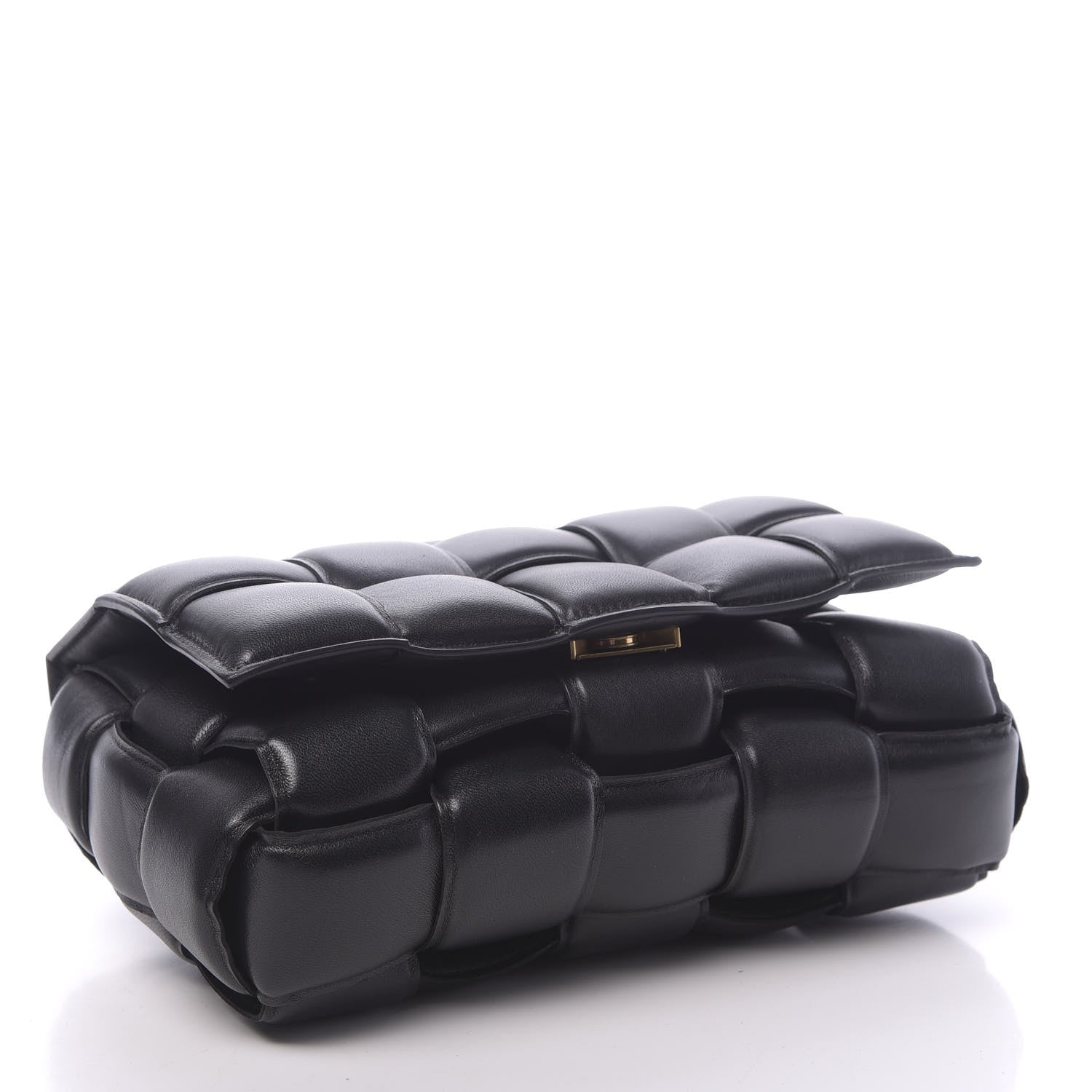 Bottega Veneta Nappa Maxi Intreccio Padded Cassette Crossbody Bag Black 4 of 9