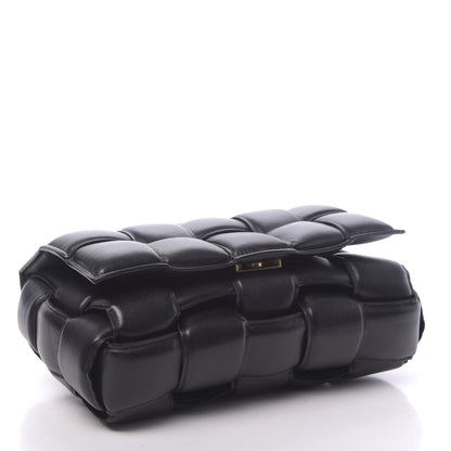 Bottega Veneta Nappa Maxi Intreccio Padded Cassette Crossbody Bag Black 4 of 9