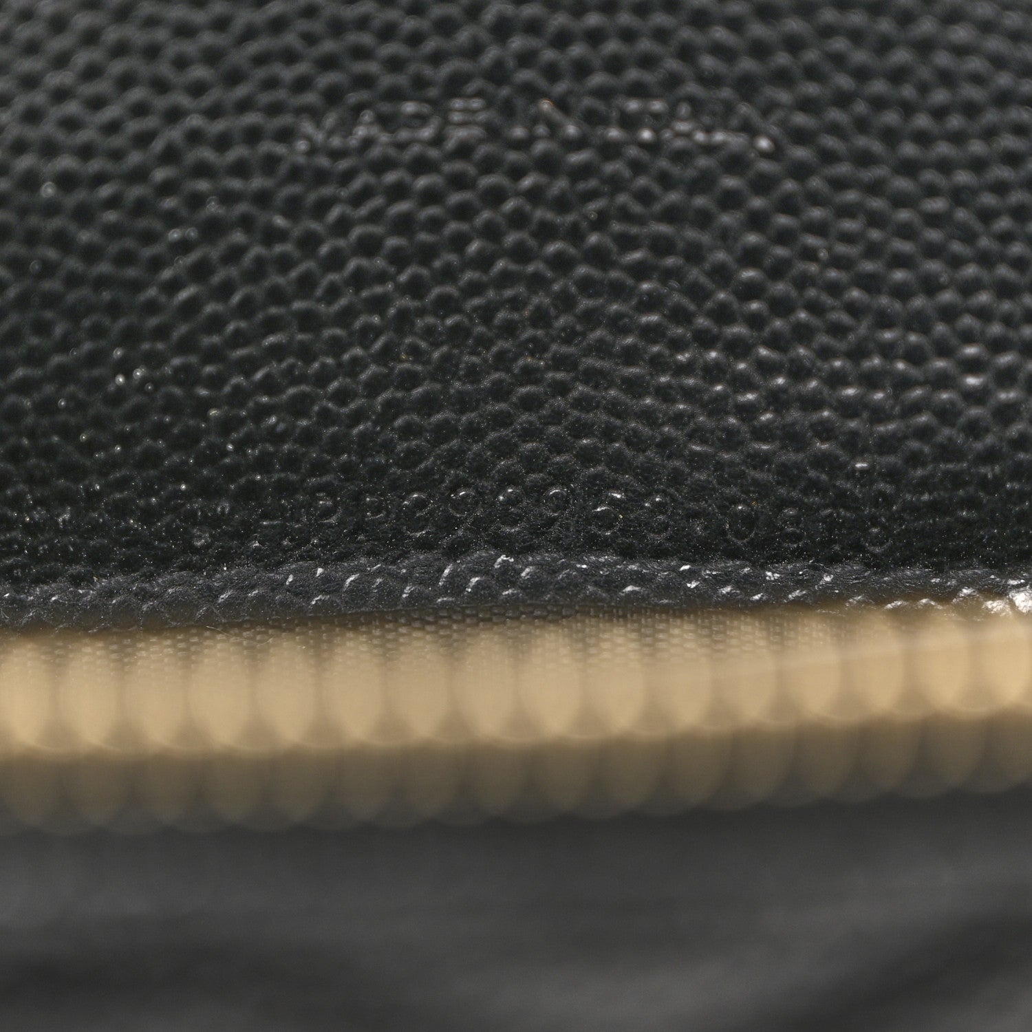 Saint Laurent Grain De Poudre Matelasse Chevron Monogram Envelope Chain Wallet Black 8 of 12