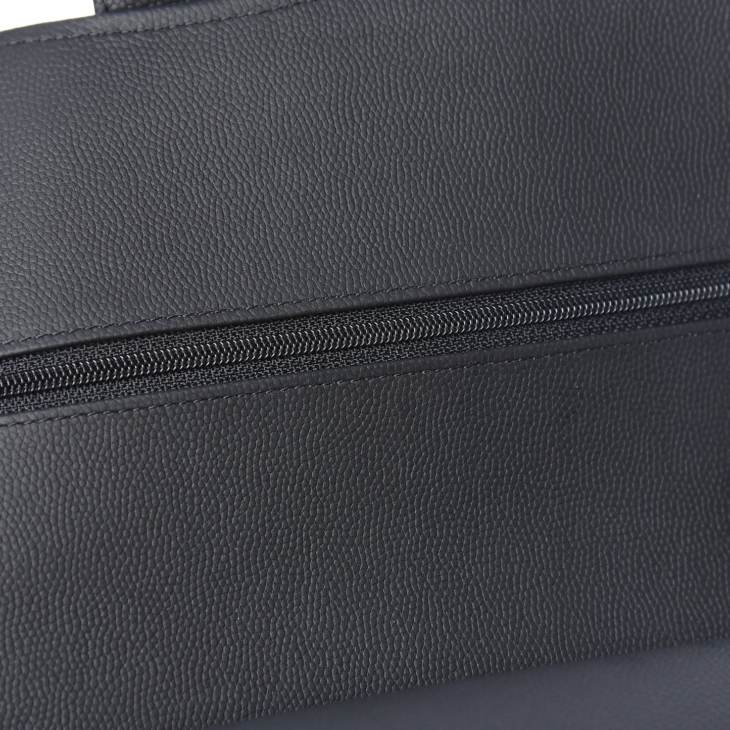 Caviar Chevron Quilted Medium Double Flap Black