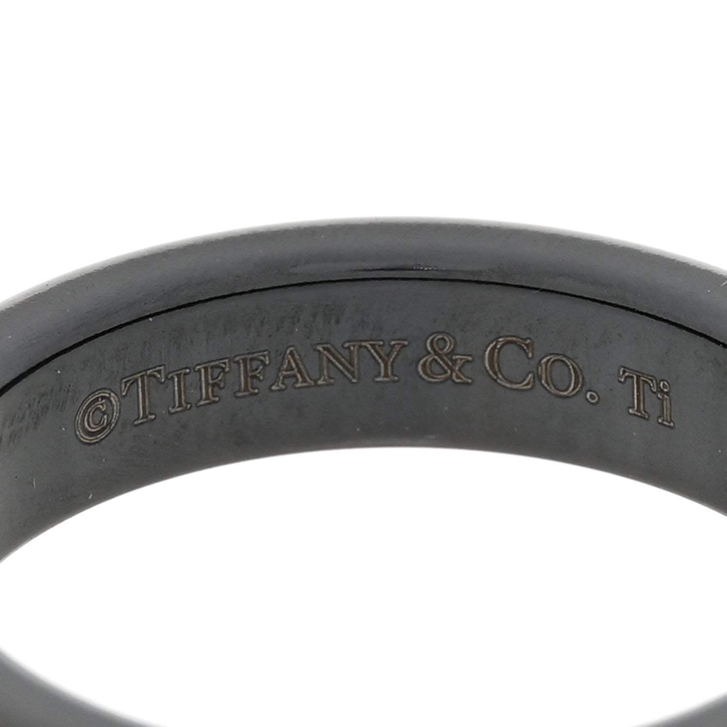 Tiffany Titanium 4mm Narrow 1837 Ring 50 5.25 4 of 4