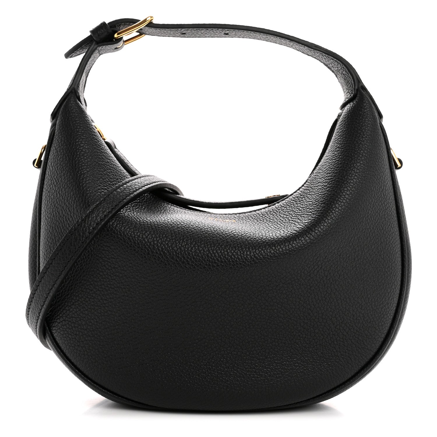 Celine Supple Grained Calfskin Teen Lulu Shoulder Bag Black 1 of 9