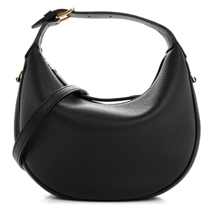 Celine Supple Grained Calfskin Teen Lulu Shoulder Bag Black 1 of 9