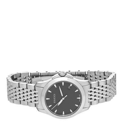 Gucci Stainless Steel 27mm G-Timeless Quartz Watch Black 2 of 5