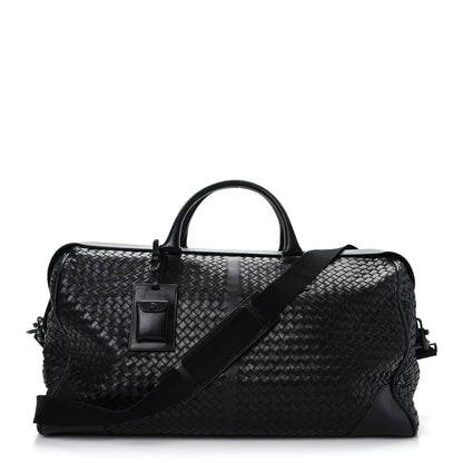Bottega Veneta Nappa Intrecciato VN Large Duffel Black 1 of 10