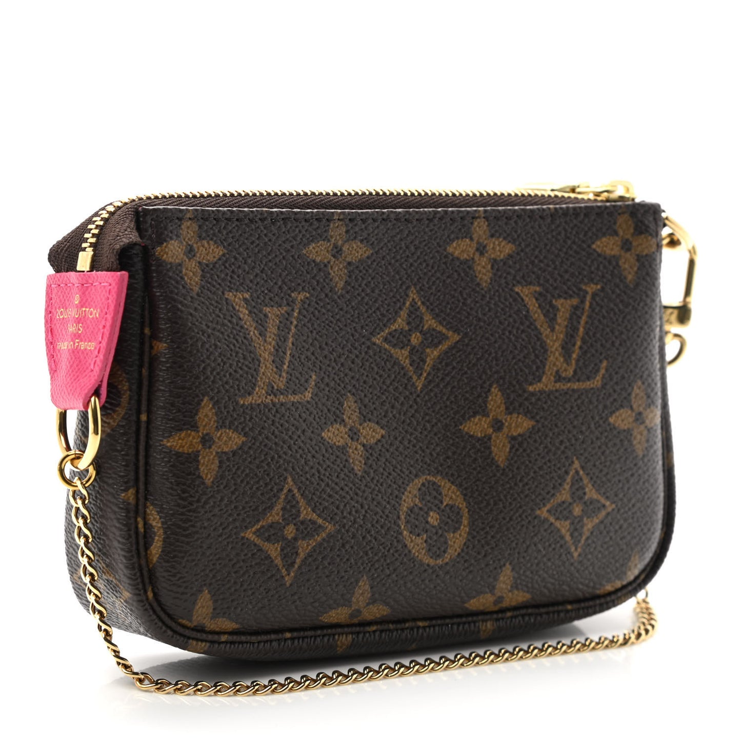 Monogram 2019 Christmas Animation Mini Courchevel Pochette Accessories Fuchsia