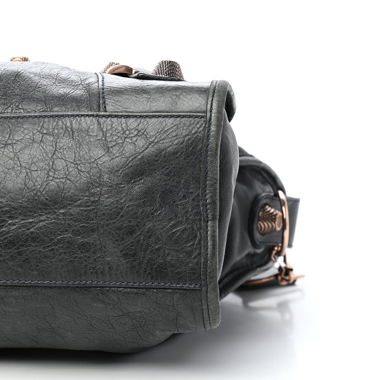 Agneau Giant 21 Rose Gold Hardware City Anthracite