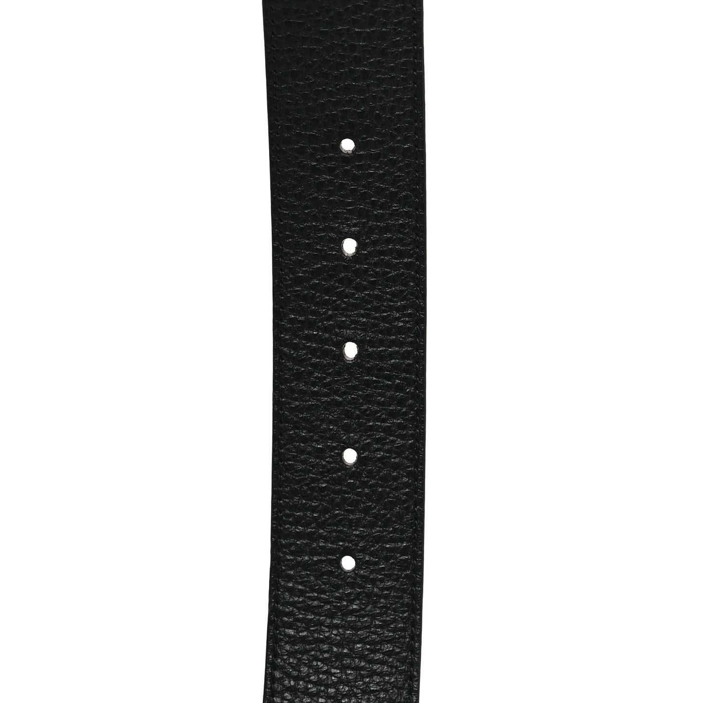 Dollar Calfskin Double G Reversible 37mm Belt 100 40 Black New Acero