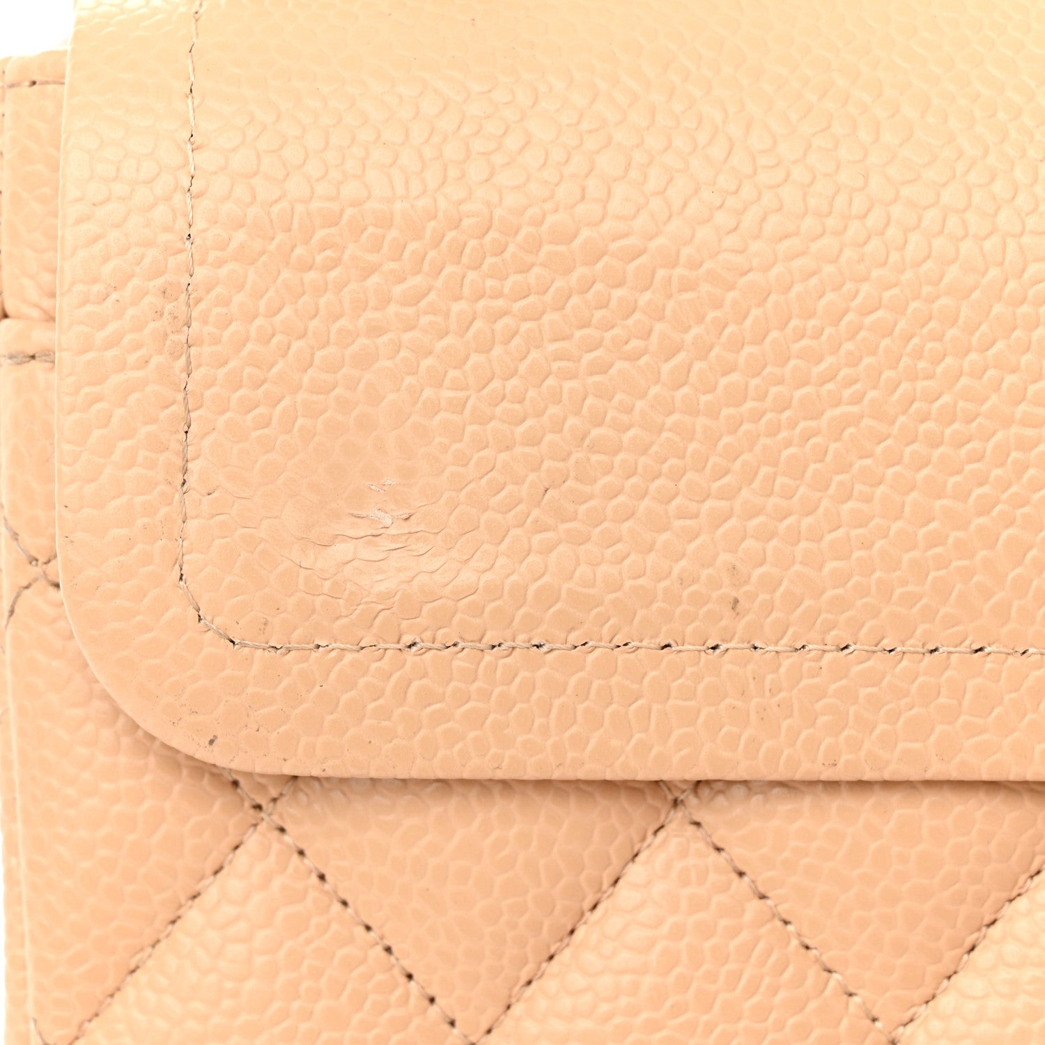 Chanel Caviar Quilted Small Double Flap Beige 10 of 14