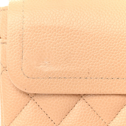 Chanel Caviar Quilted Small Double Flap Beige 10 of 14