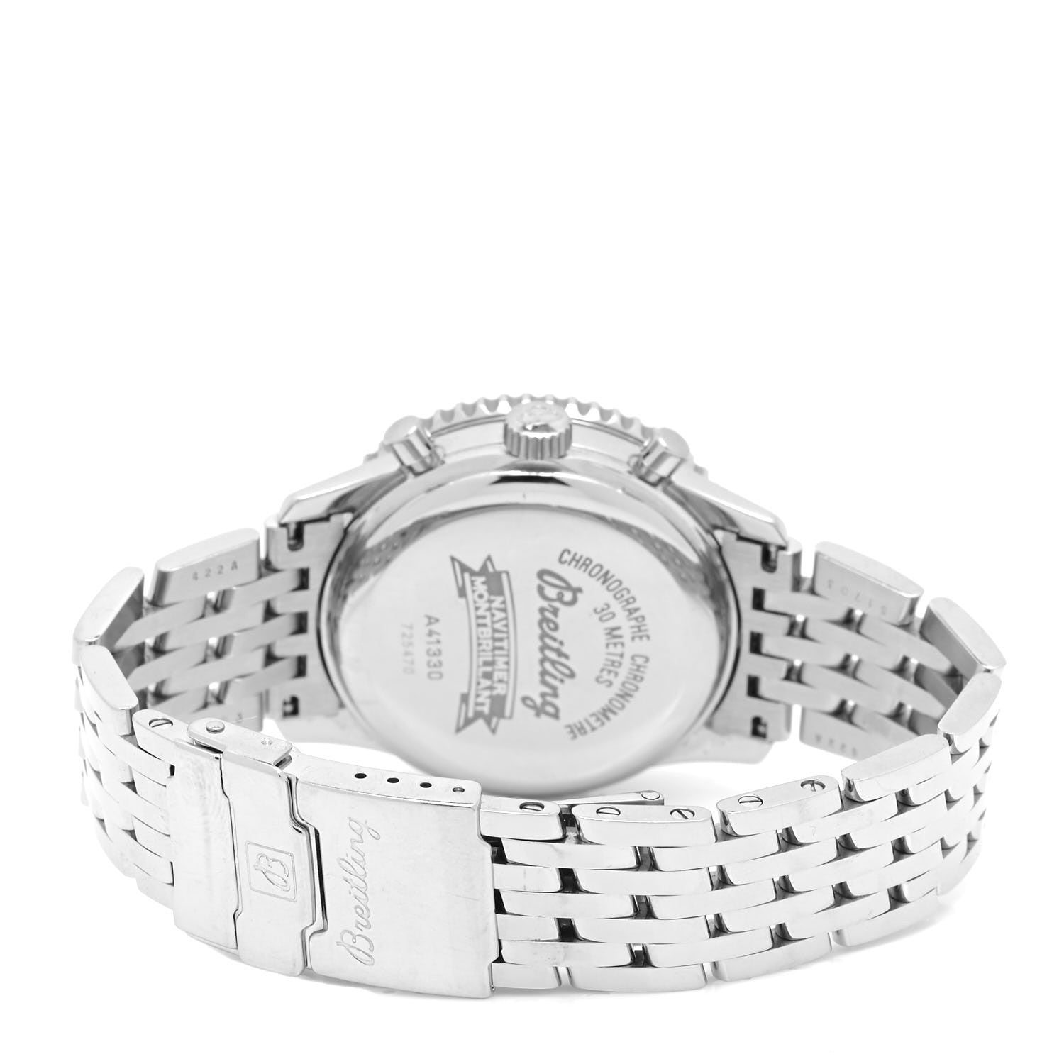 Breitling Stainless Steel 38mm Navitimer Montbrillant Chronograph Automatic Watch A41330 3 of 4