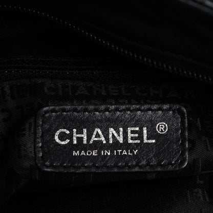 Chanel Lambskin Stitched Medium Ultimate Soft Tote Black 6 of 7
