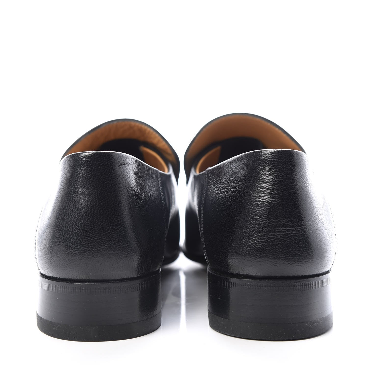 Gucci Goatskin Mens Horsebit Loafers 8 Black 7 of 11