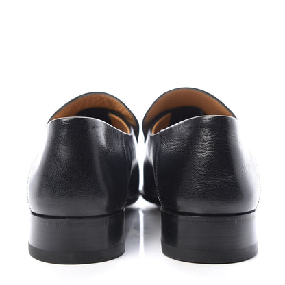 Gucci Goatskin Mens Horsebit Loafers 8 Black 7 of 11