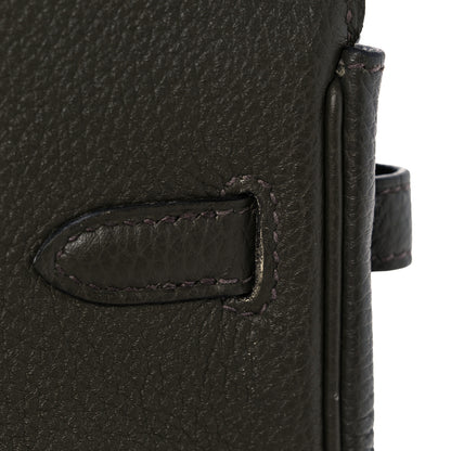 Hermes Togo Birkin 25 Vert De Gris 10 of 11