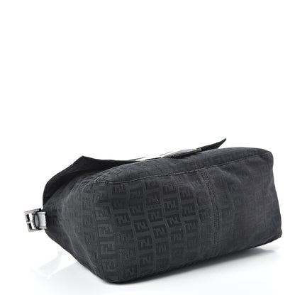 Fendi Zucchino Mama Baguette Black 4 of 12