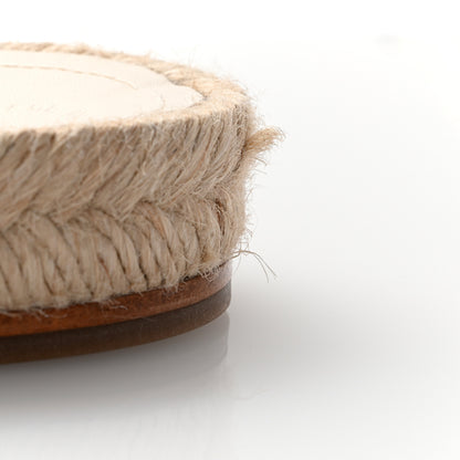 Chanel Tweed Grosgrain CC Mule Slide 39 Ivory Black 10 of 11