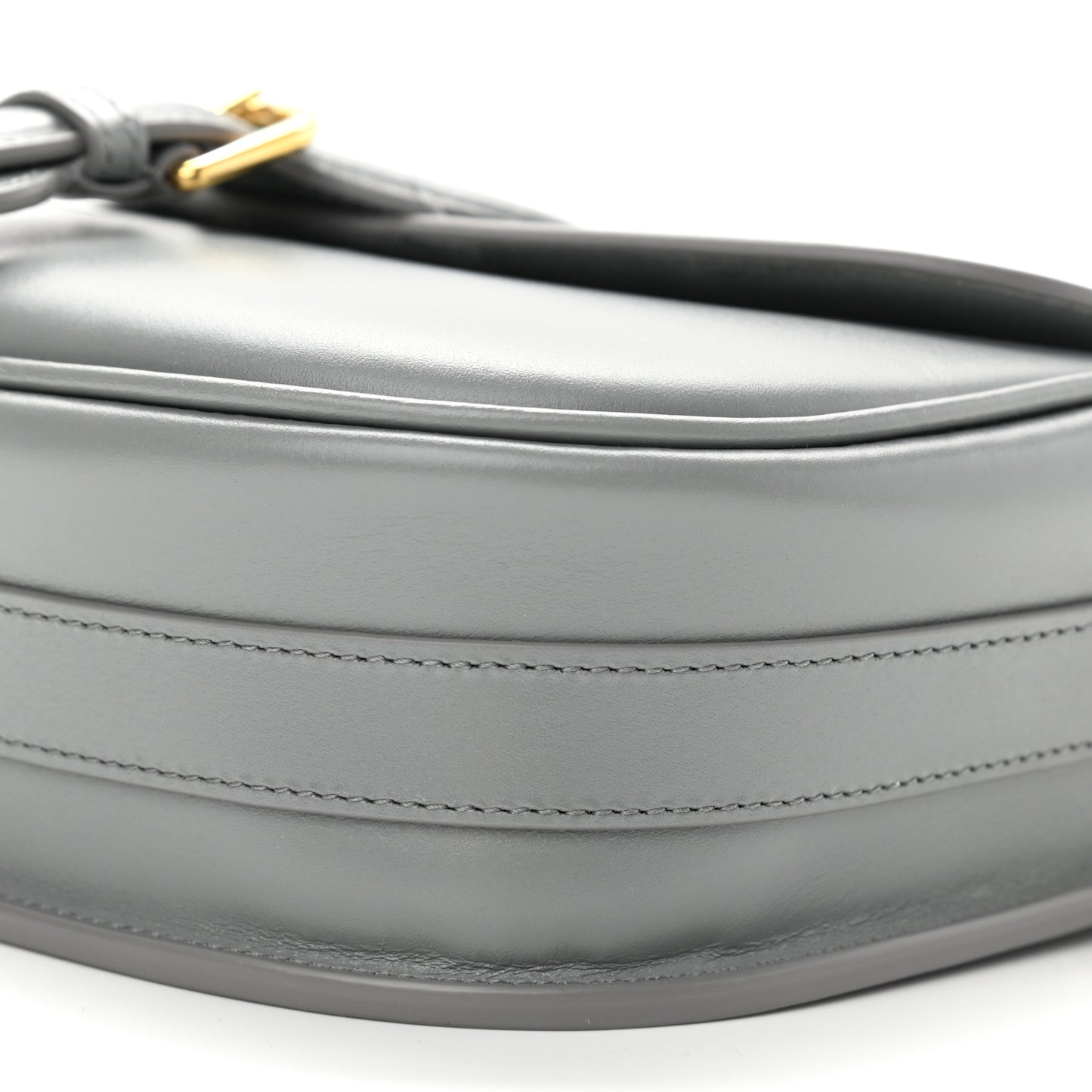 Box Calfskin Medium Bobby Flap Gray