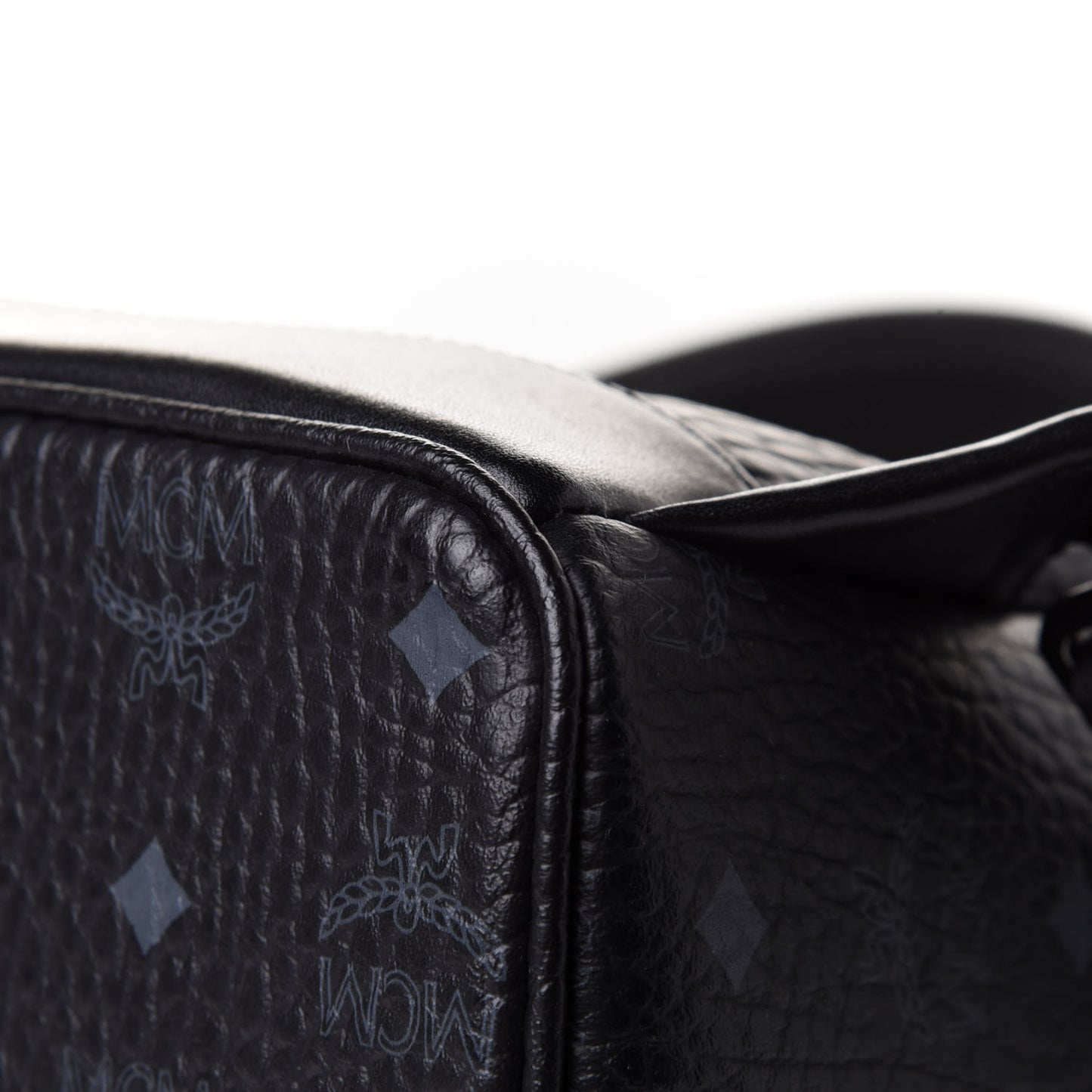 Visetos Medium Stark Logo Stripe Backpack Black