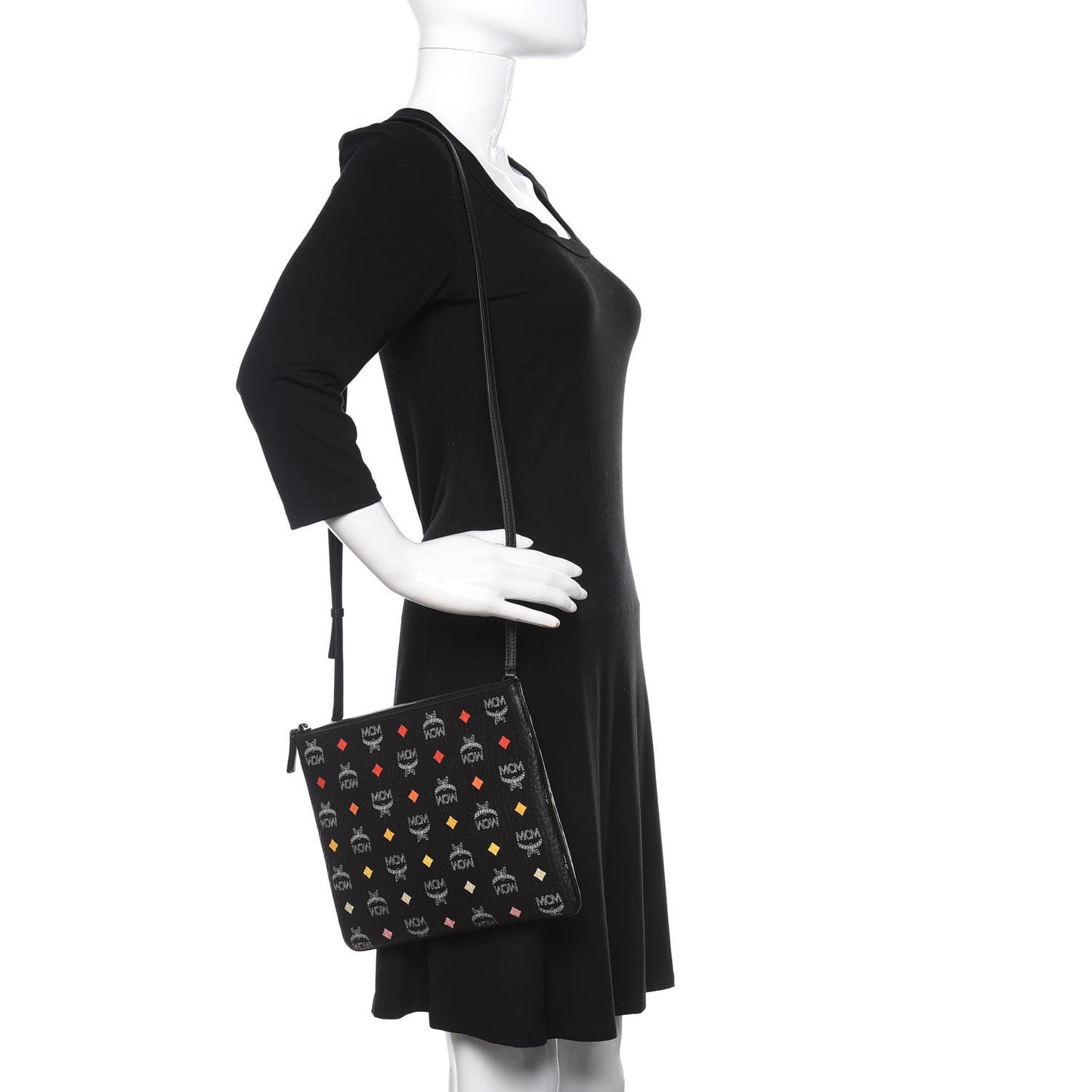 Skyoptic Visetos Crossbody Pouch Spectrum Diamond Black