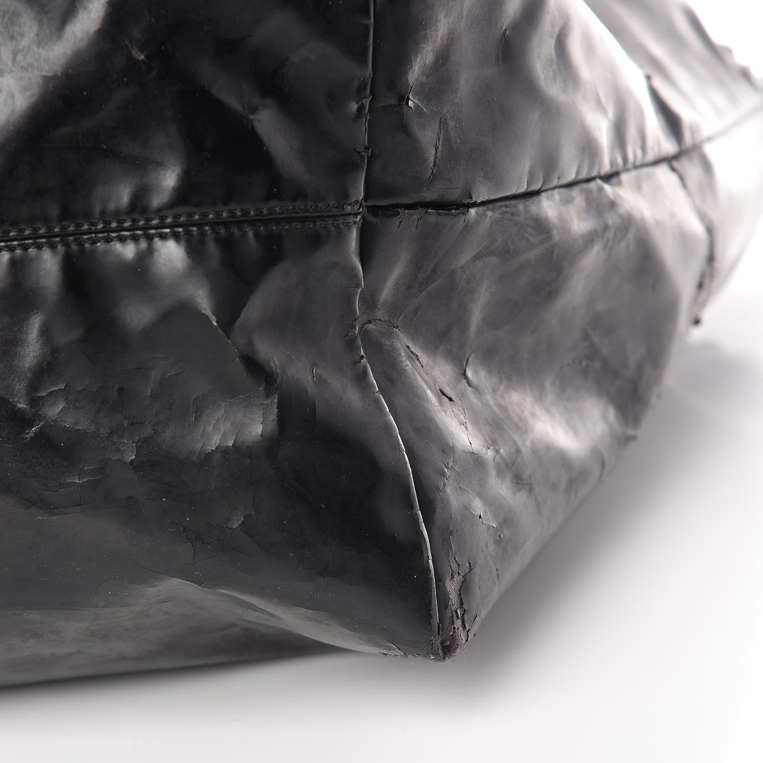 Chanel Vinyl XL Coco Cabas Black 12 of 22