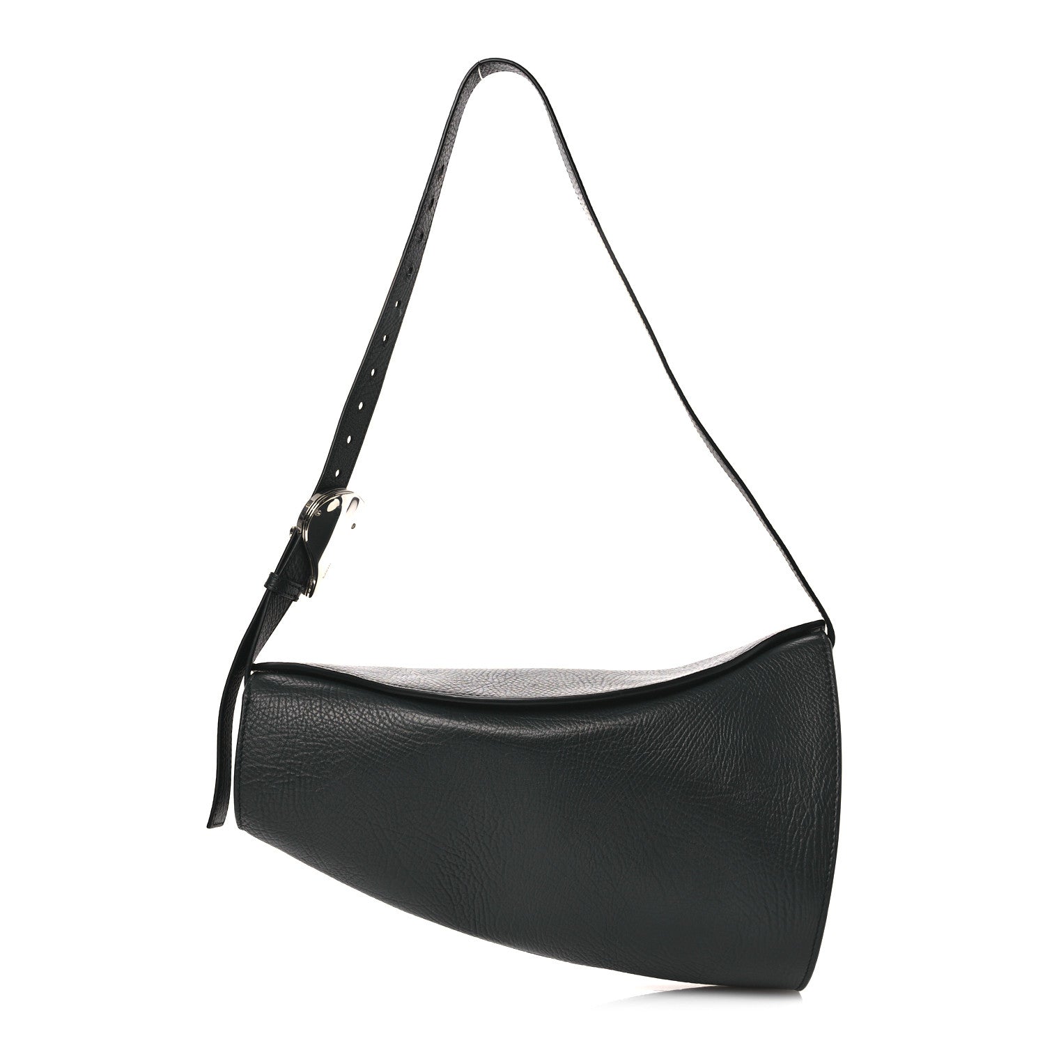 Burberry Calfskin Large Horn Bag Black 1 of 9