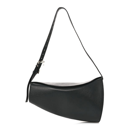 Burberry Calfskin Large Horn Bag Black 1 of 9