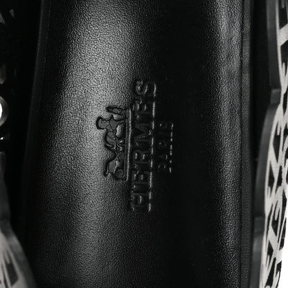Hermes Calfskin Meli Ballet Flats 38.5 Black 8 of 10