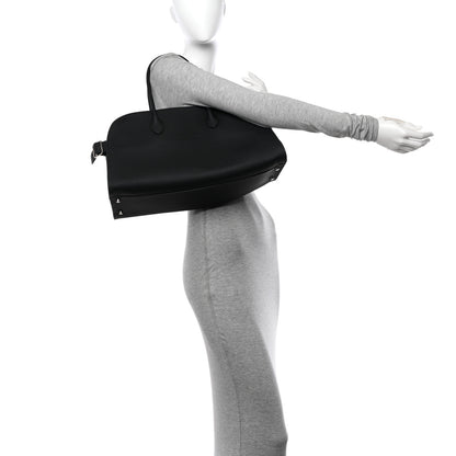 The Row Grained Calfskin EW Margaux Black 2 of 9