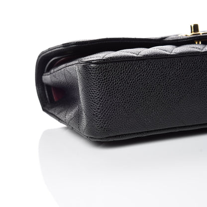 Chanel Caviar Quilted Medium Double Flap Black 5 of 10