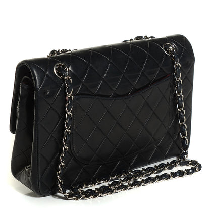 Chanel Lambskin Quilted Medium Double Flap Black 3 of 9