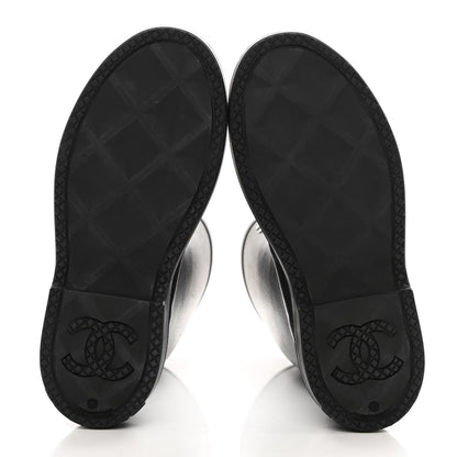 Chanel Caoutchouk CC High Boots 41 Black 5 of 12