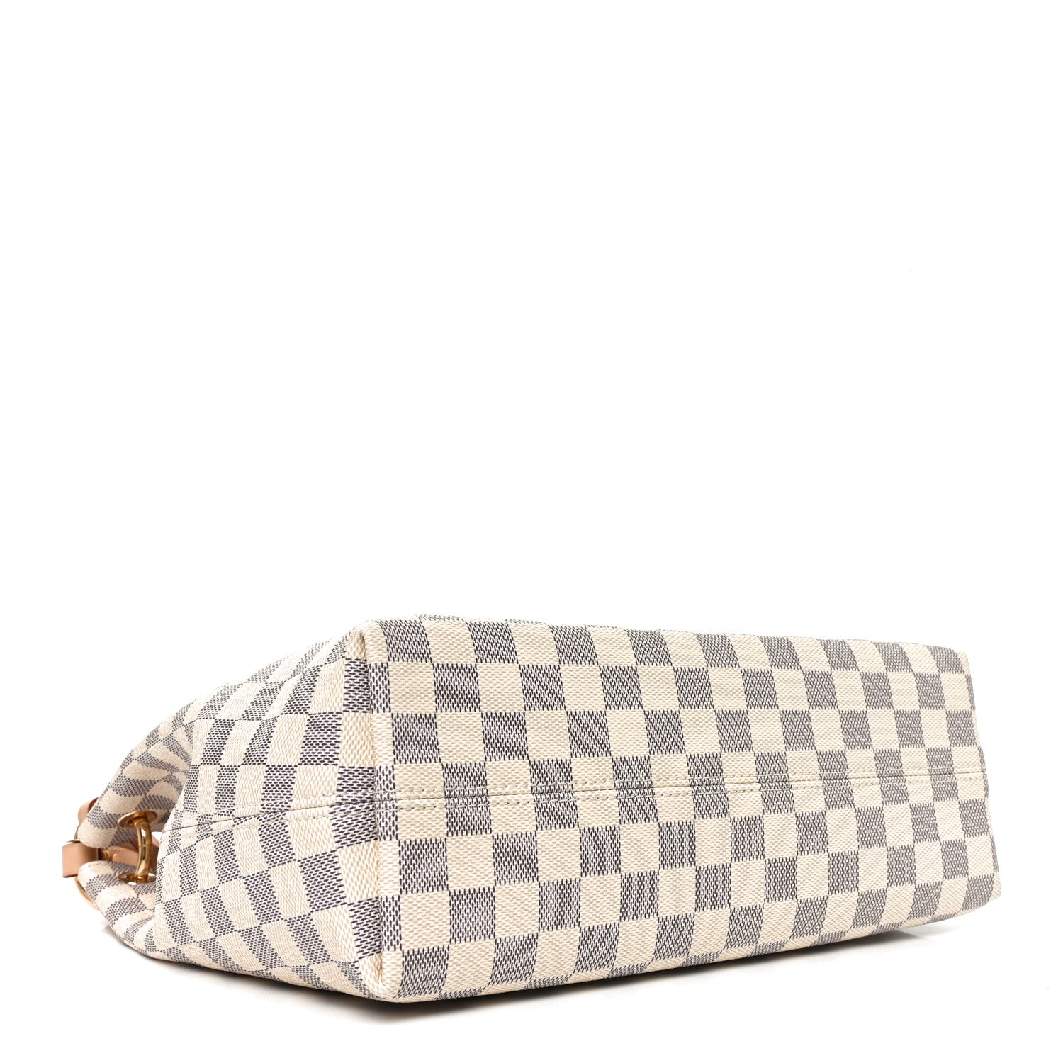 Louis Vuitton Damier Azur Graceful MM Rose Ballerine 4 of 9