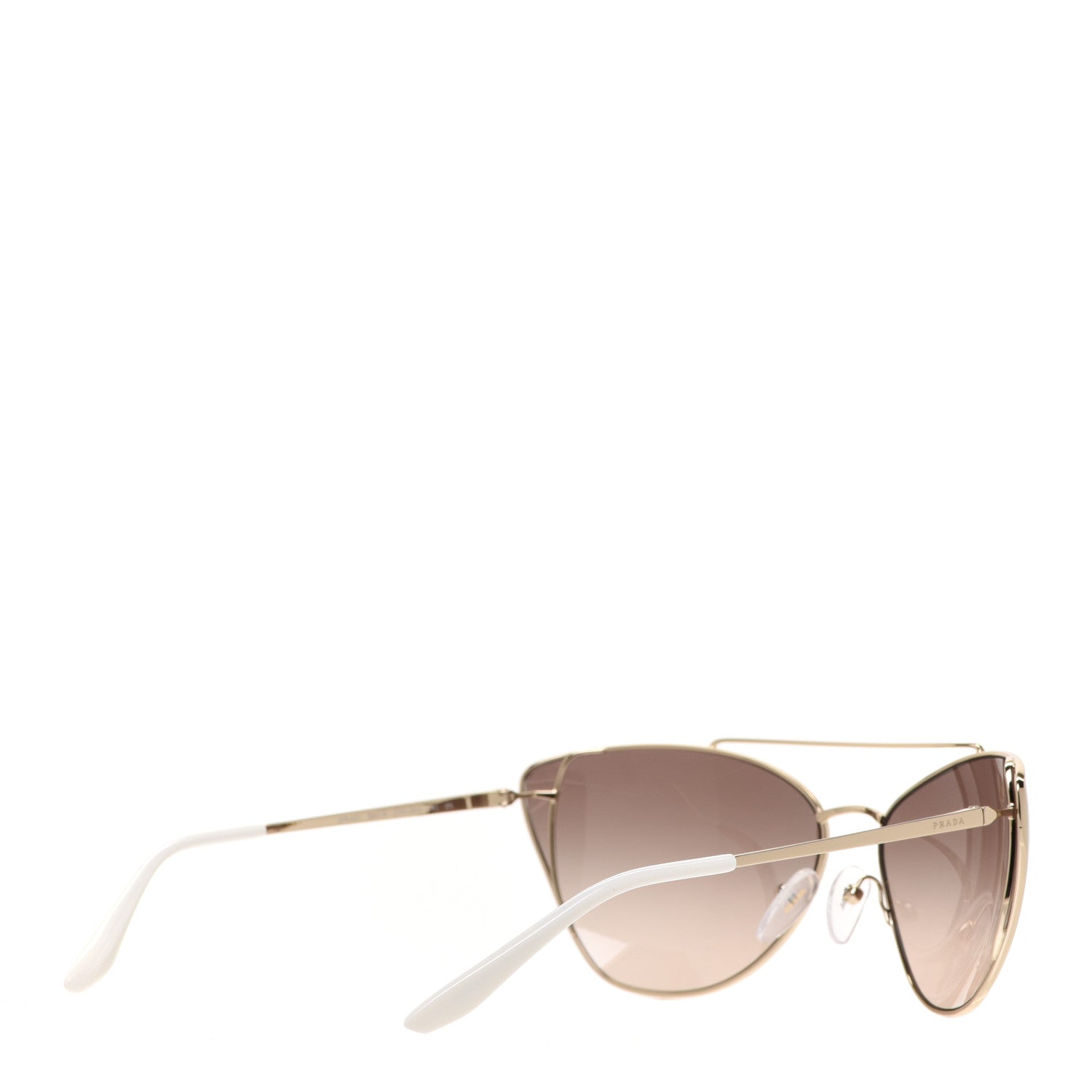 Prada Sunglasses SPR 65V Light Gold 4 of 8