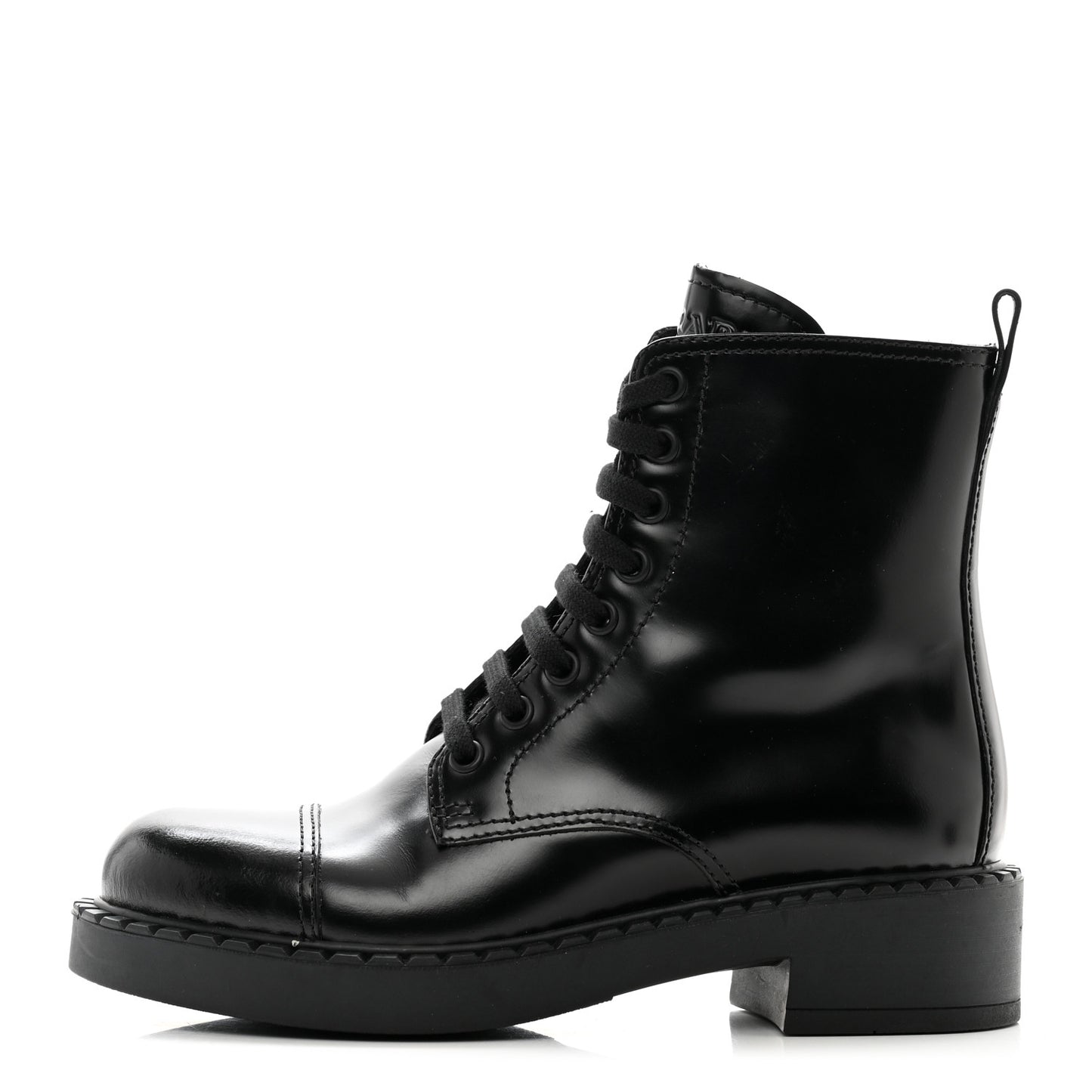 Spazzolato Chocolate 50mm Combat Boots 36 Black
