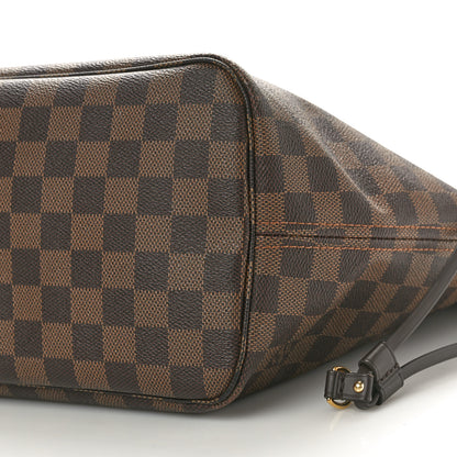 Louis Vuitton Damier Ebene Neo Neverfull MM Rose Ballerine 10 of 10