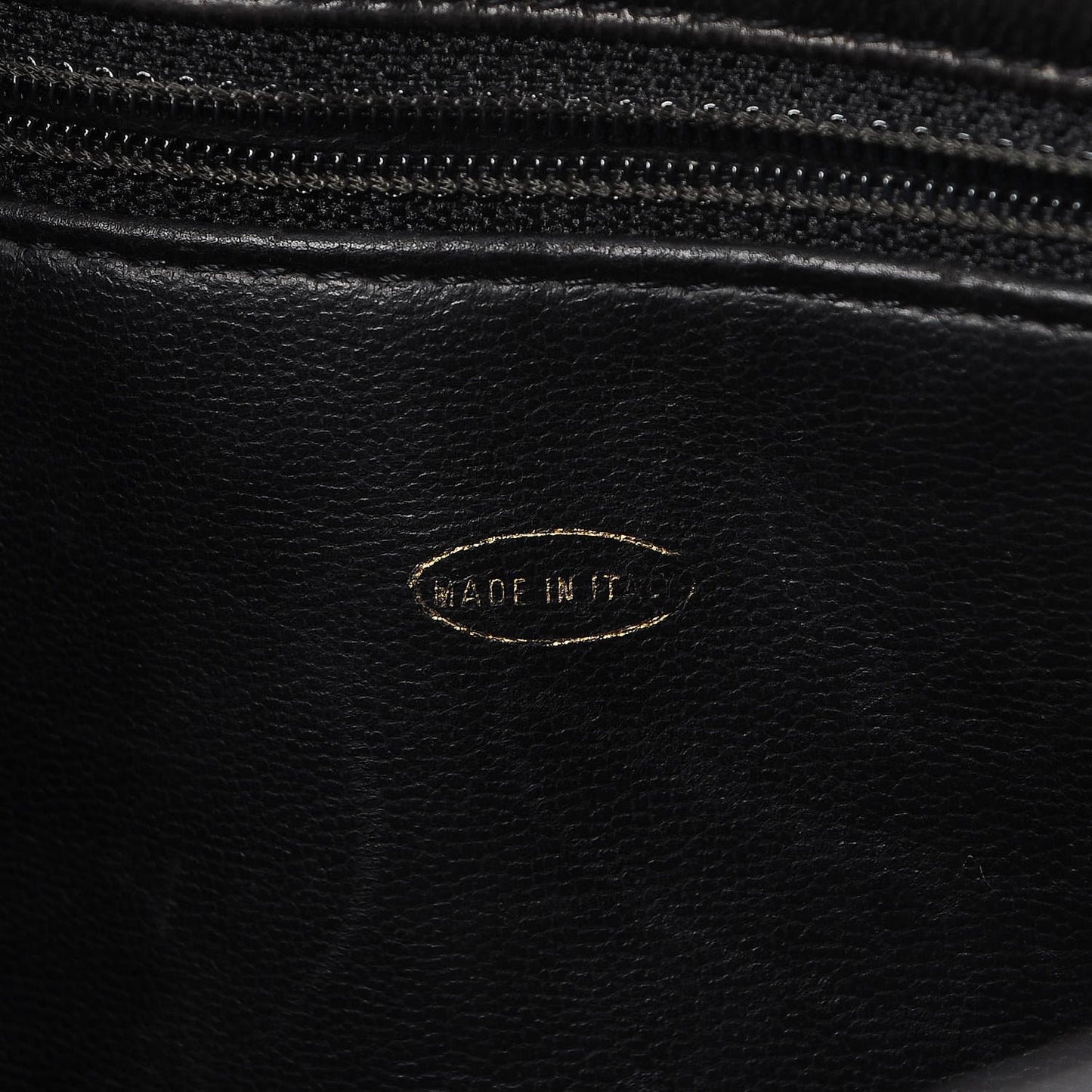 Lambskin Flap Shoulder Bag Black