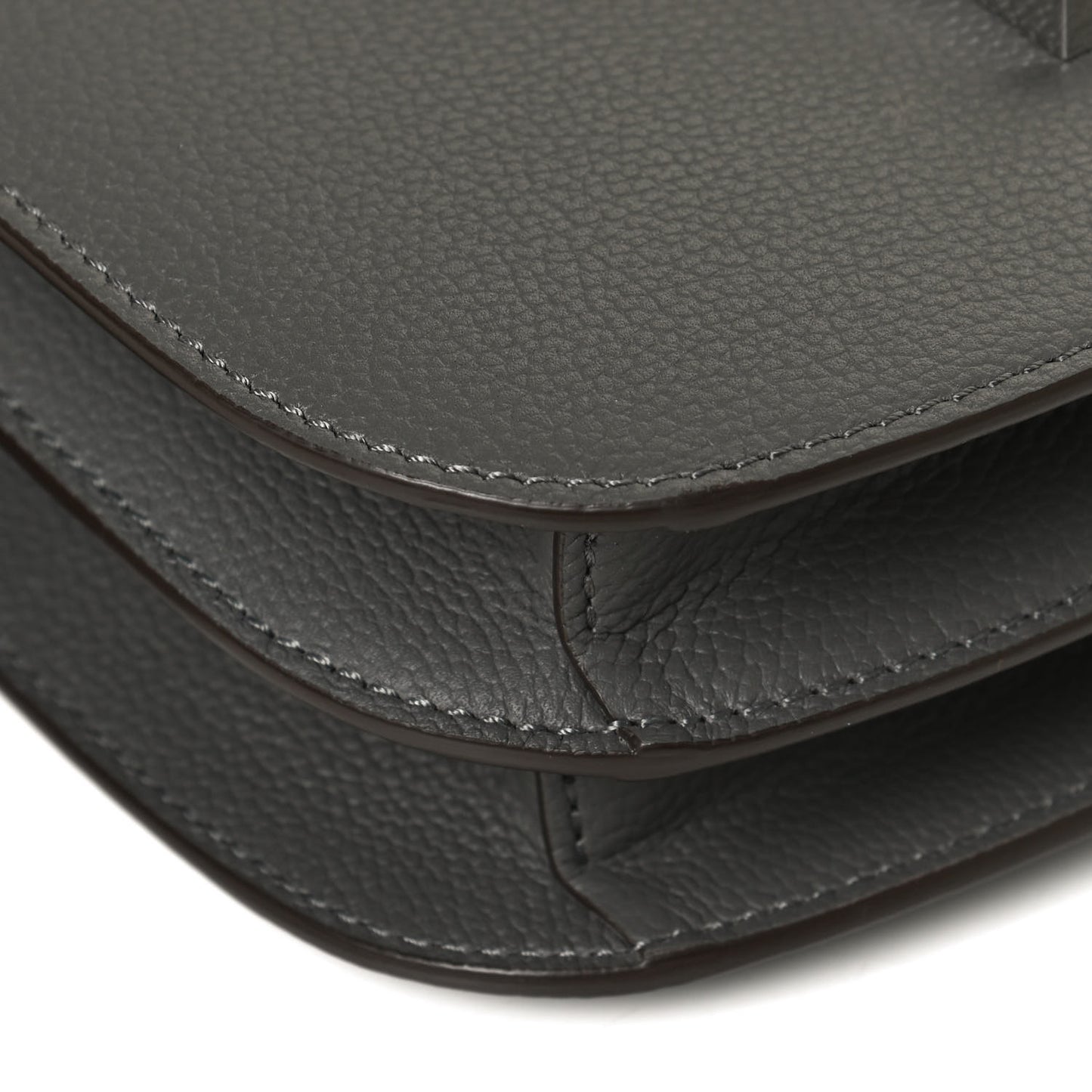 Park Avenue Calfskin Small Patricia Crossbody Bag Charcoal